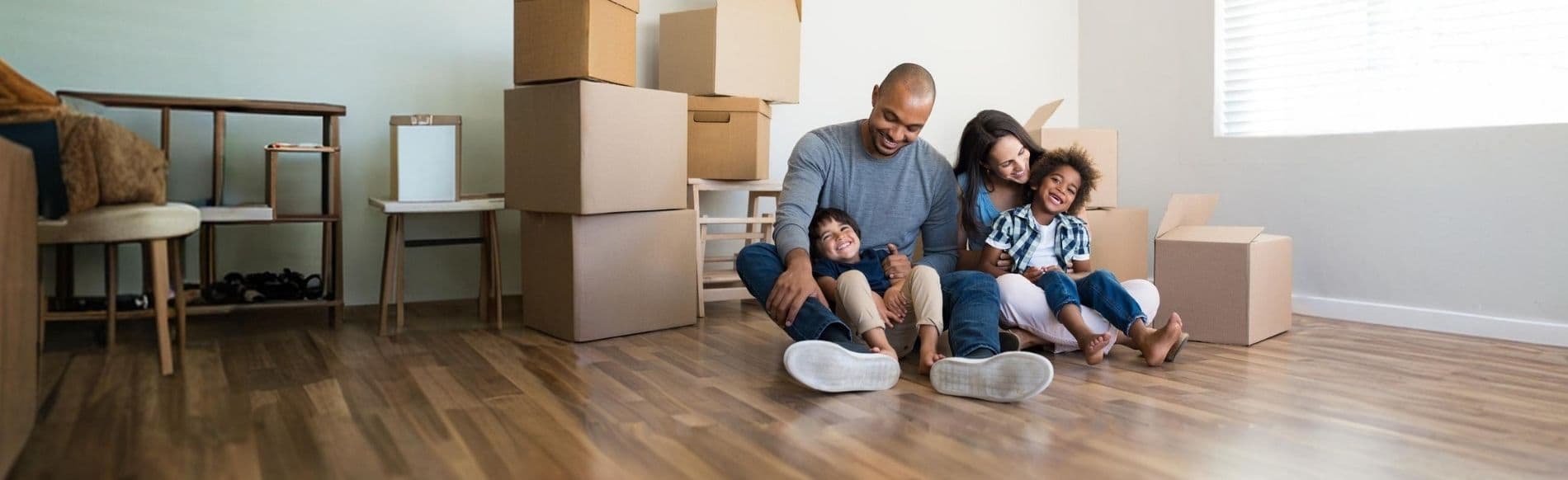 Family spending time together indoors, highlighting Healthy Home lead testing services.
